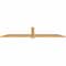 Ekena Millwork Eugene Smooth Timber Gable Bracket, Western Red Cedar, 72"W x 15"H x 1 1/2"D x 3 1/2"F, 5/12 Pitch GBW072X15X0204EUG00SWR - alternate 5